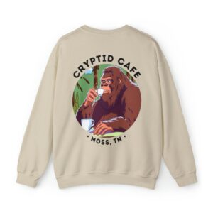Bigfoot Drink Coffee Men And Women Mixed Round-neck Sweater