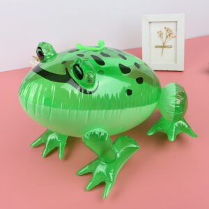 Pvc Inflatable Eyes Light-emitting Frog Inflatable Toy Light-emitting Big Frog Inflatable Spotted Frog